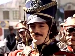 mikhail boyarsky - folding back the corner of the curtain - from the film courtship of a hussar, dg